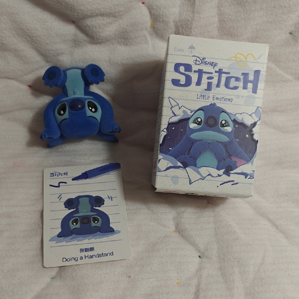 Pop Mart Disney Stitch Little Emotions Figure (Doing A Handstand)